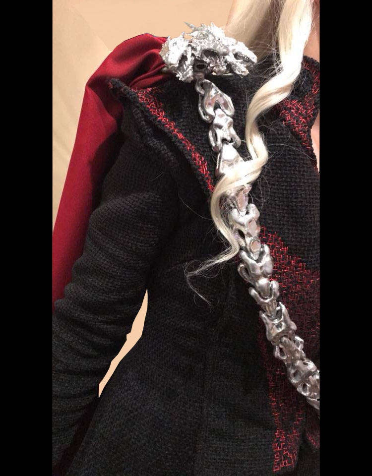 Daenerys Dragon Chain and Detachable Brooch
